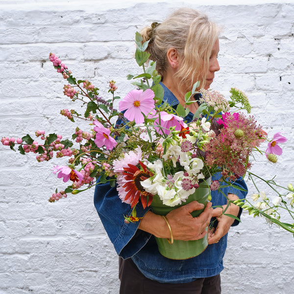 Barn Flower Bucket - season ended