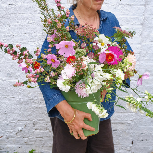 Barn Flower Bucket - season ended