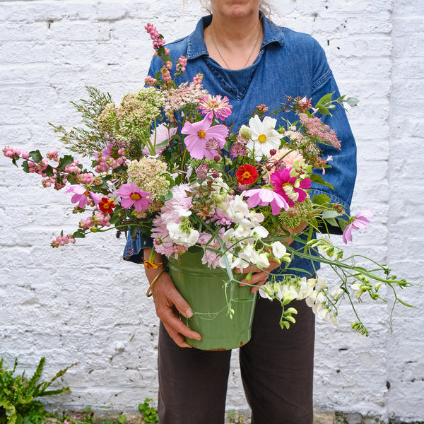 Barn Flower Bucket - season ended